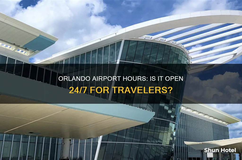 is the orlando airport open 24 hours
