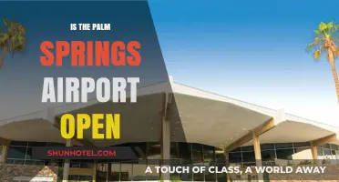 Palm Springs Airport Status: Open and Operational for Travelers