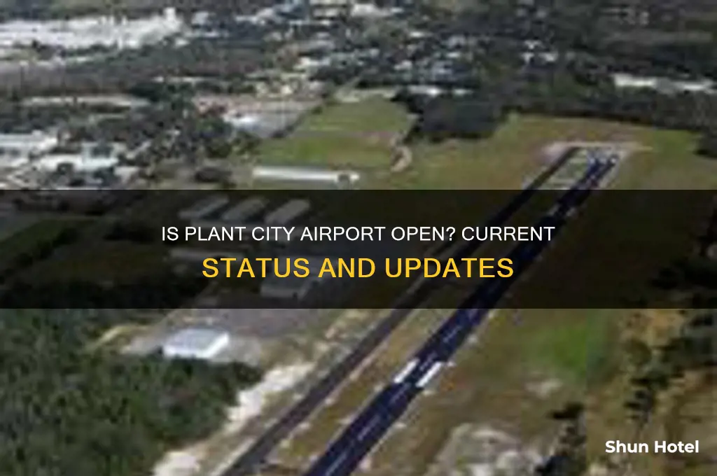 is the plant city airport open