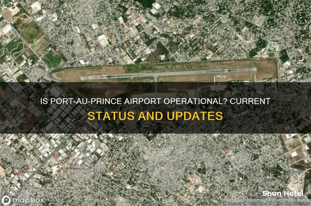 is the port au prince airport open