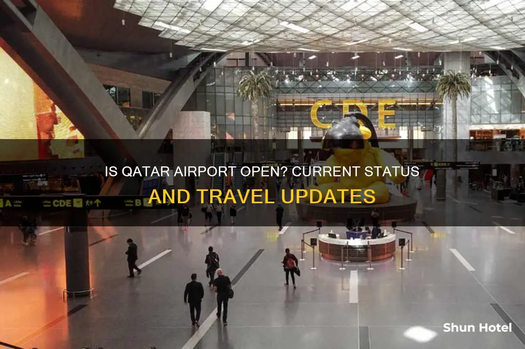 is the qatar airport open