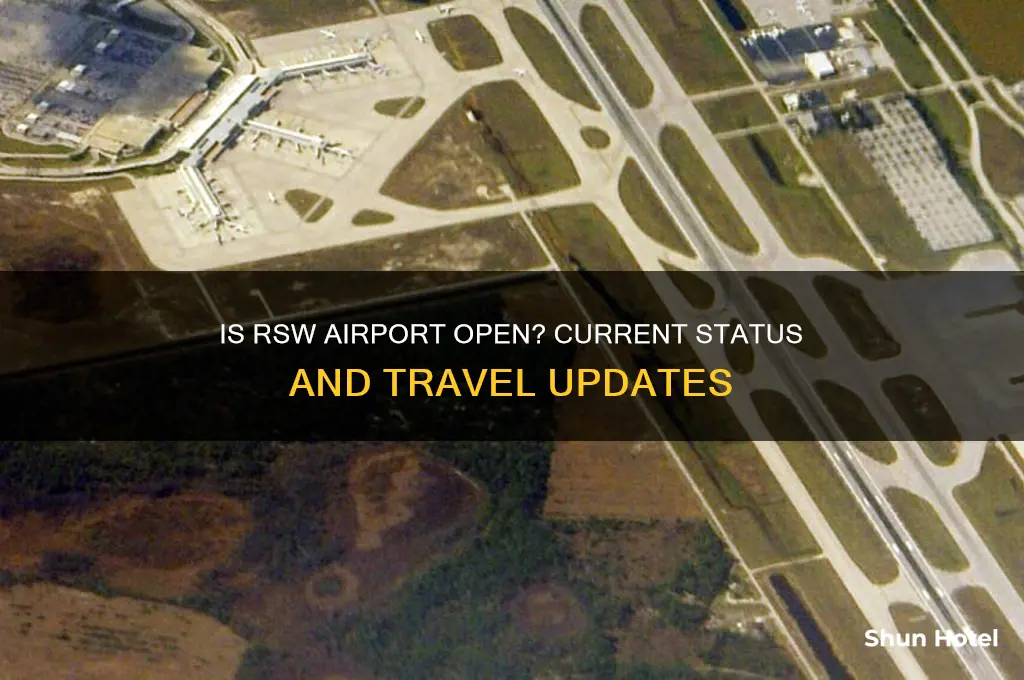 is the rsw airport open