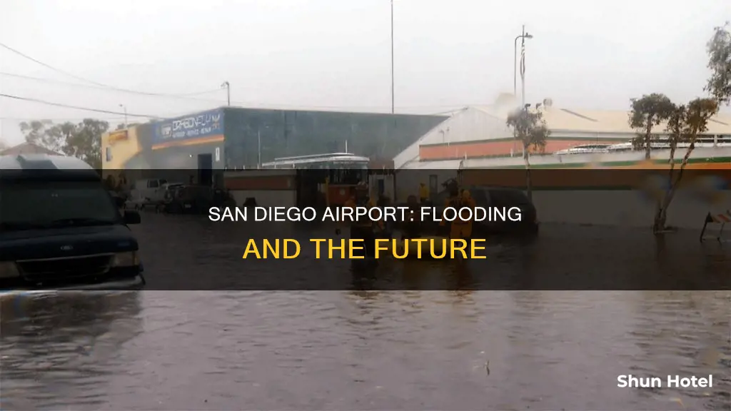 is the san diego airport flooded