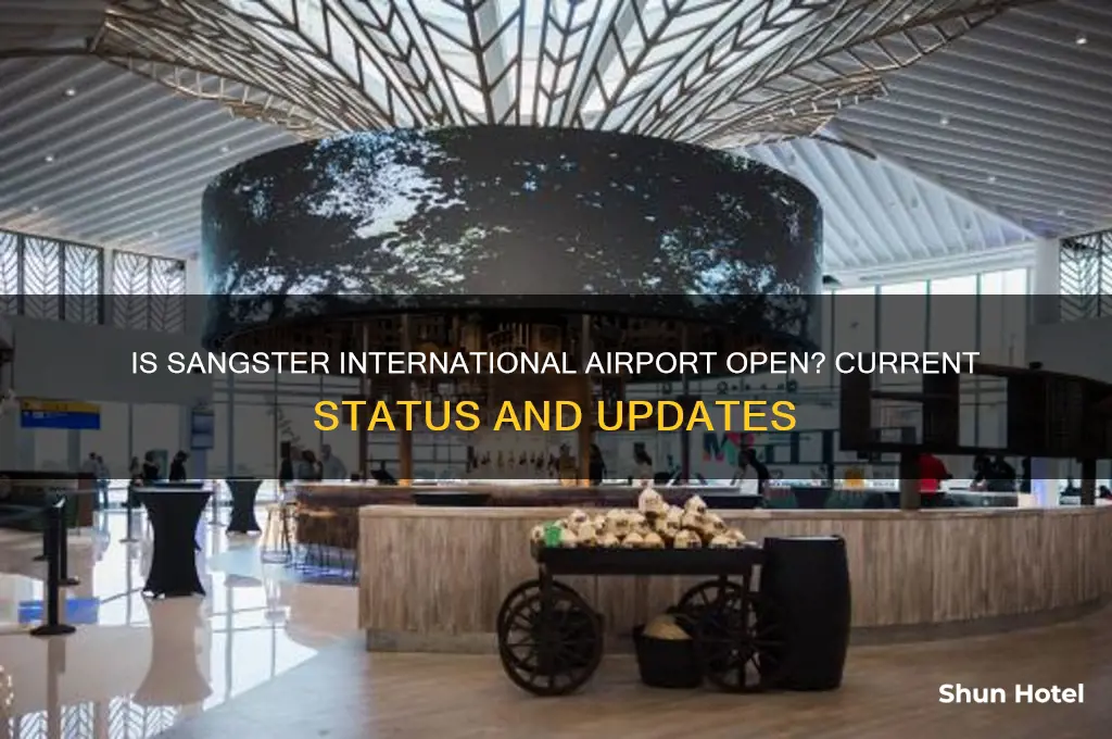 is the sangster international airport open