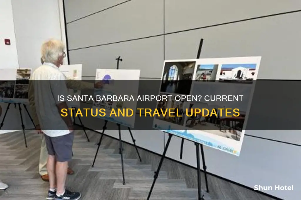 is the santa barbara airport open
