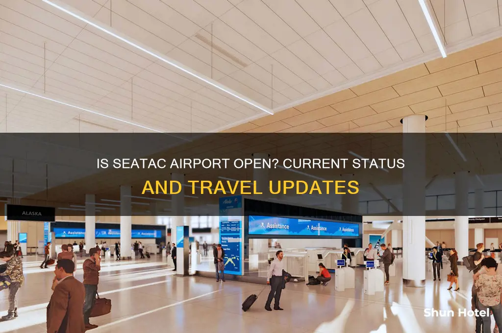 is the seatac airport open