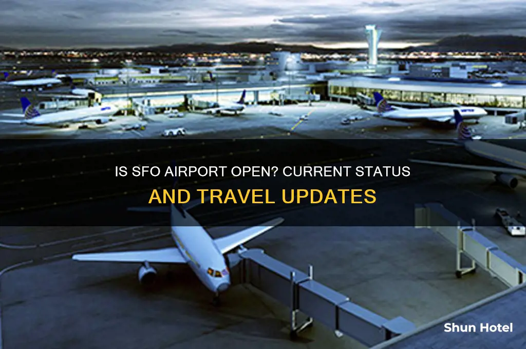 is the sfo airport open