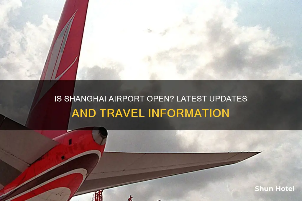 is the shanghai airport open