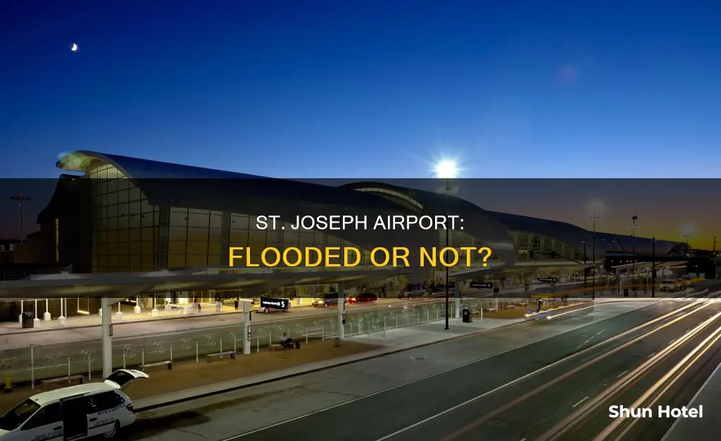 is the st joseph airport flooded
