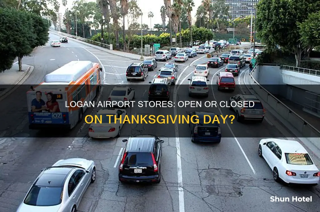 is the stores in logan airport open on thanksgiving