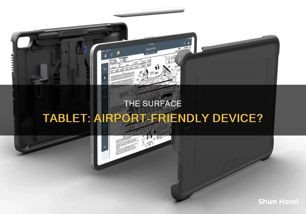 is the surface a tablet airport