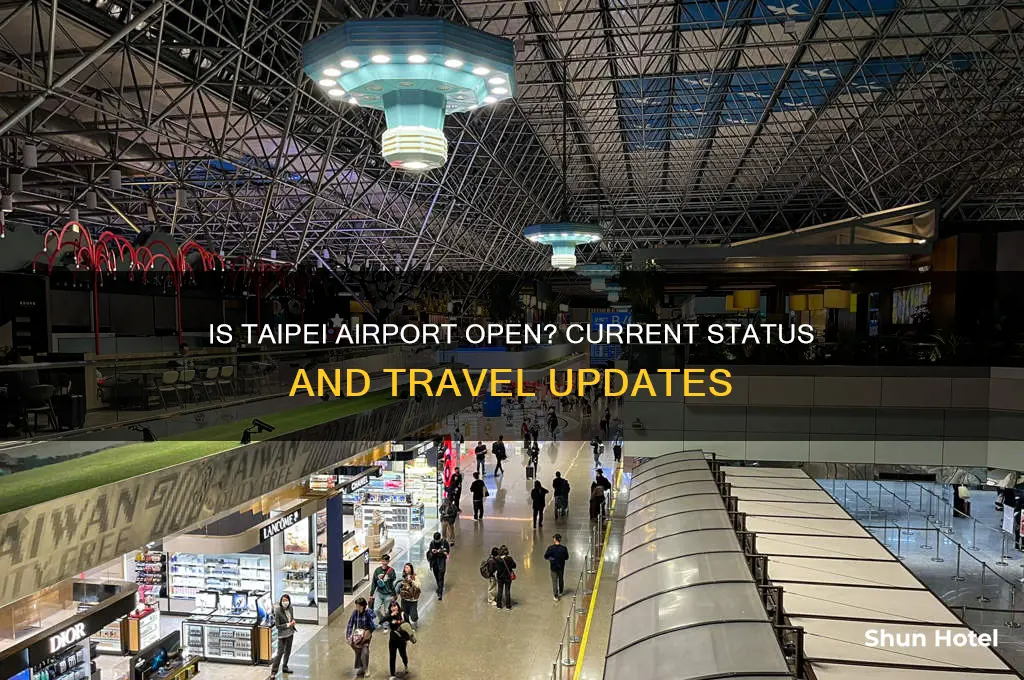 is the taipei airport open
