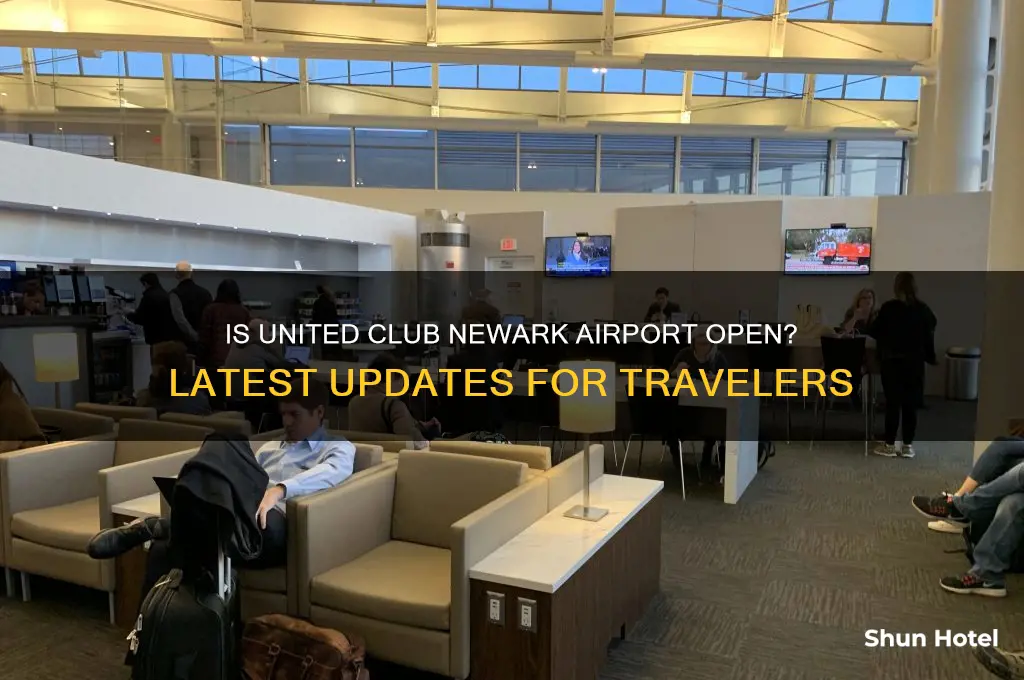 is the united club at newark airport open