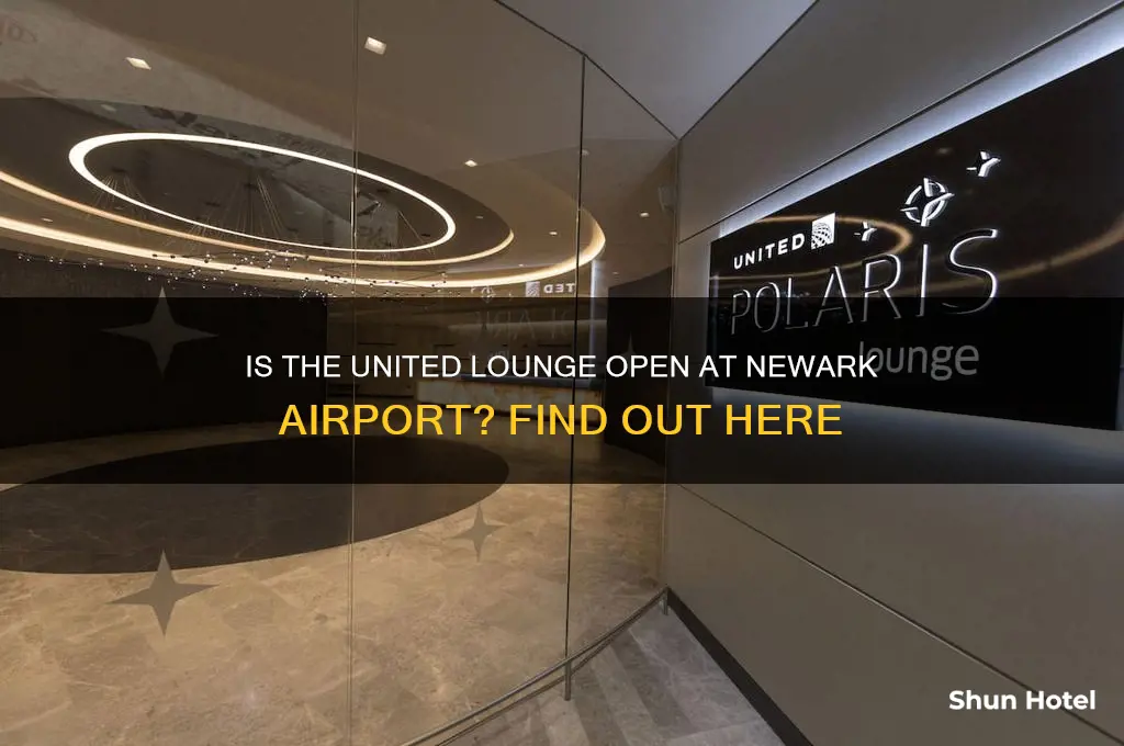 is the united lounge open at newark airport