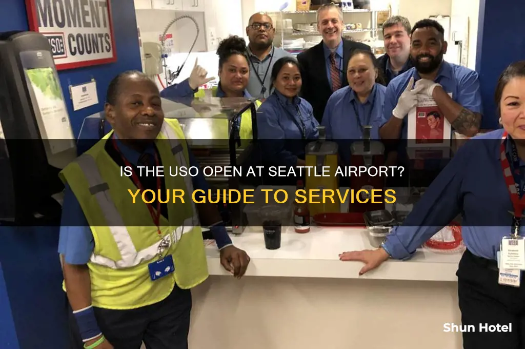 is the uso open in seattle airport