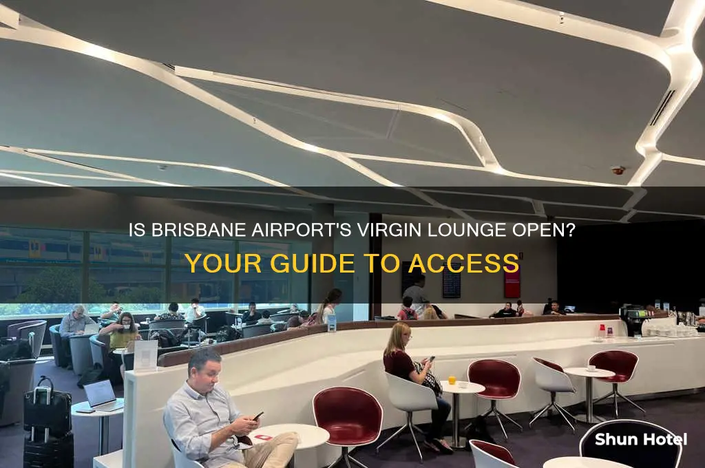 is the virgin lounge open at brisbane airport