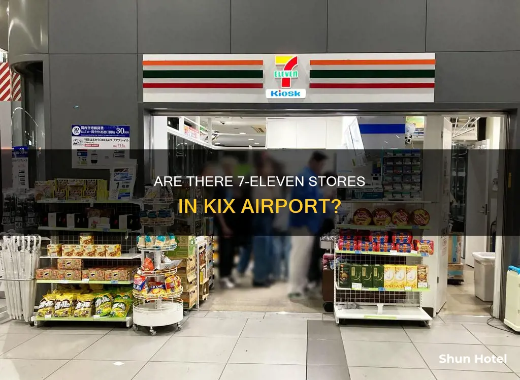 is there 711 in kix airport