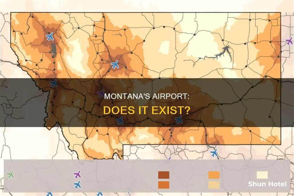 is there a airport in montana