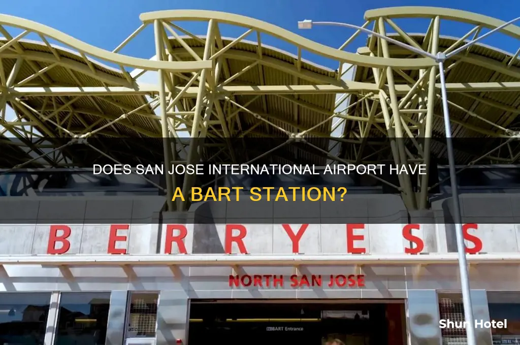 is there a bart station at san jose international airport