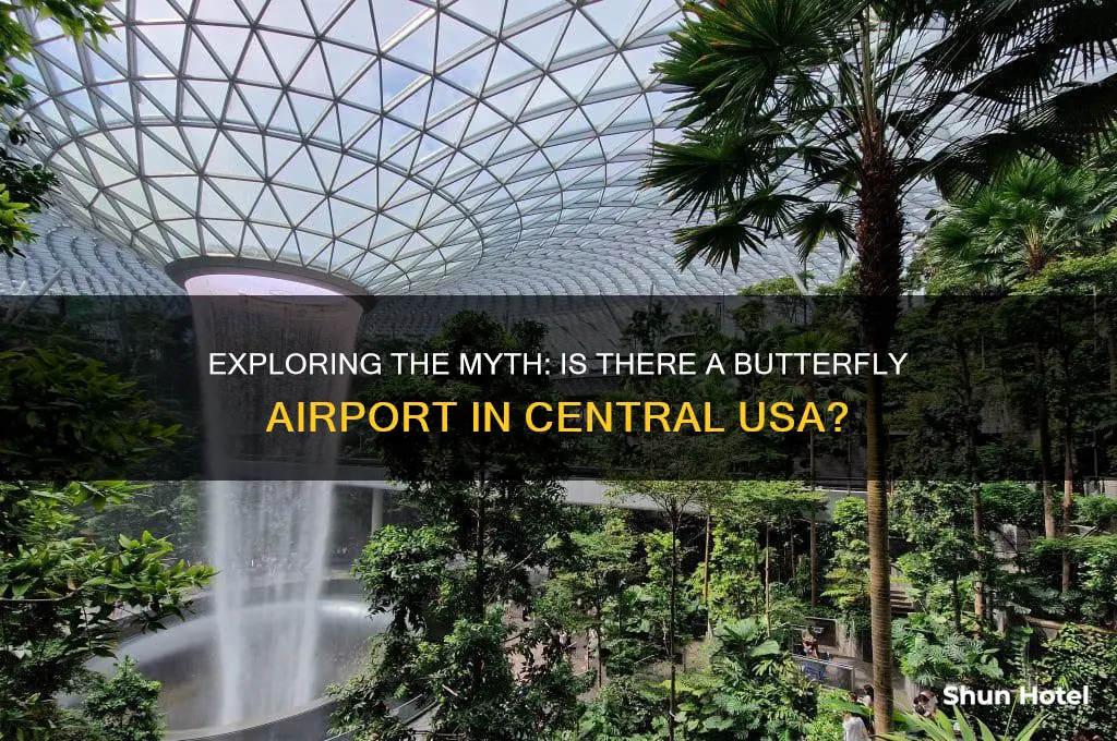 is there a butter fly airport in central usa