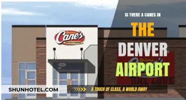 Denver Airport: Canes, a Traveler's Best Friend