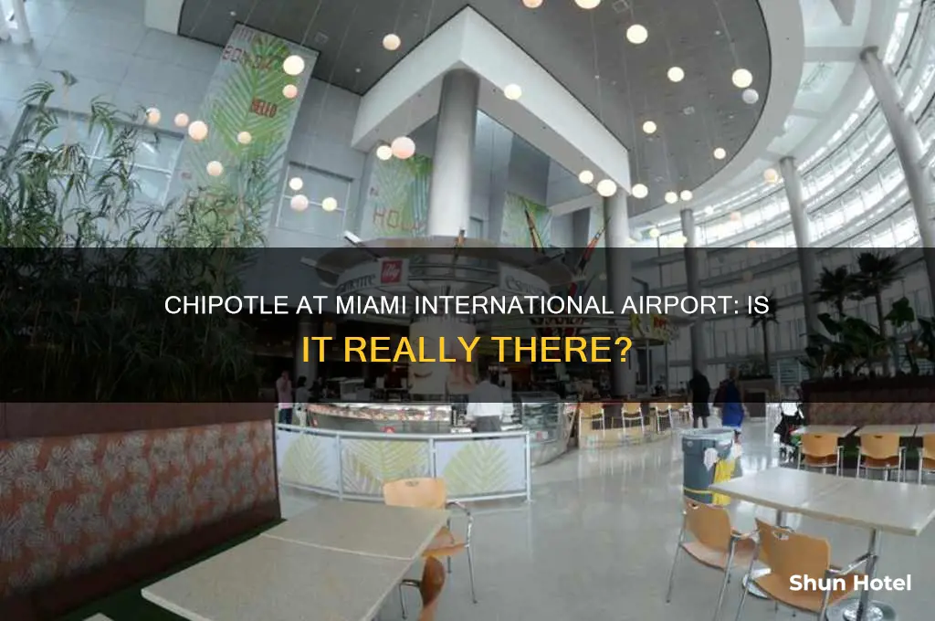 is there a chipotle in miami international airport