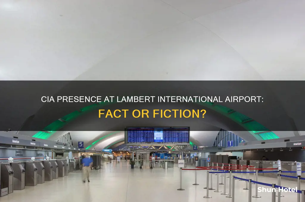 is there a cia department office in lambert international airport