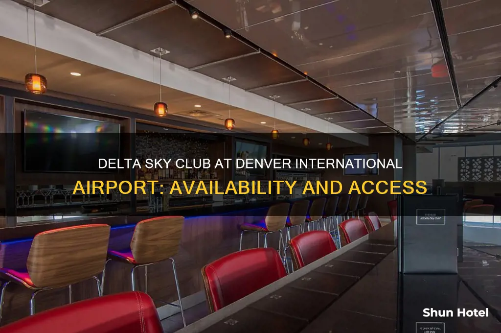 is there a delta sky club at denver international airport