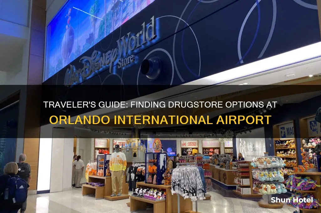 is there a drugstore at orlando international airport
