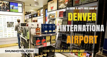 Denver International Airport: Exploring Duty-Free Shopping Options for Travelers
