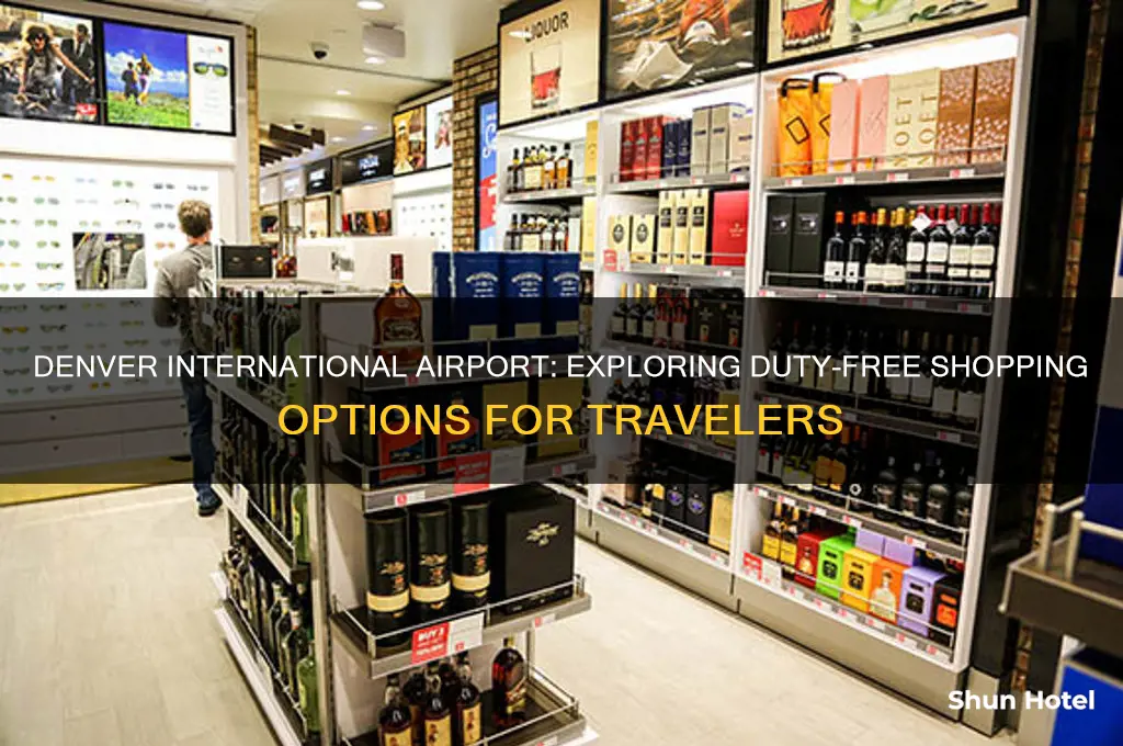 is there a duty free shop at denver international airport