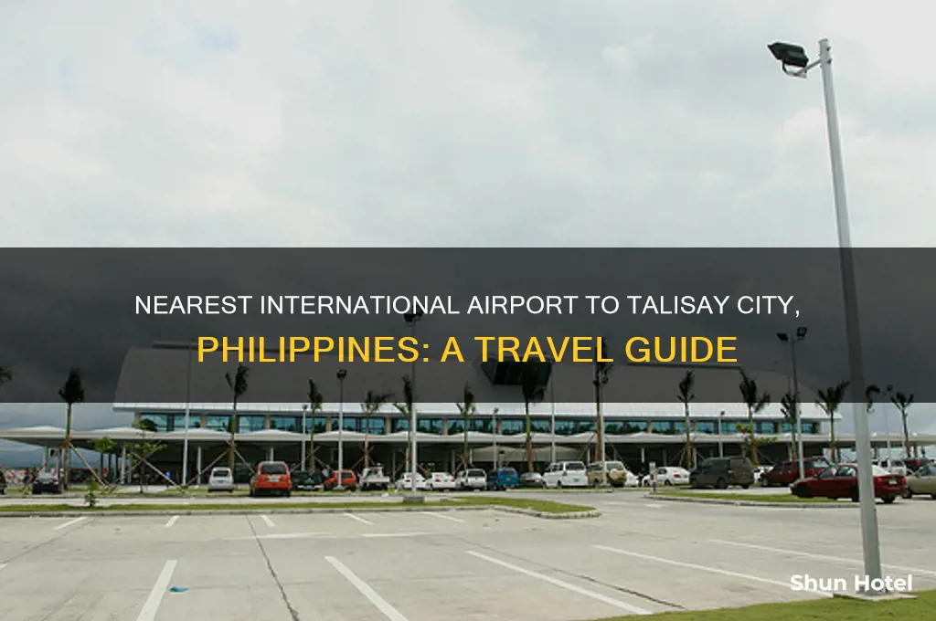 is there a international airport near talisay city philippines