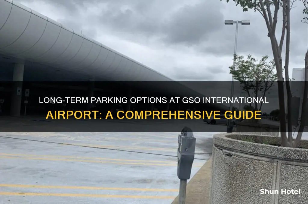 is there a long term parking at gso international airport