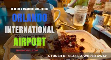 Exploring Orlando International Airport: Is Macaroni Grill Among Its Dining Options?