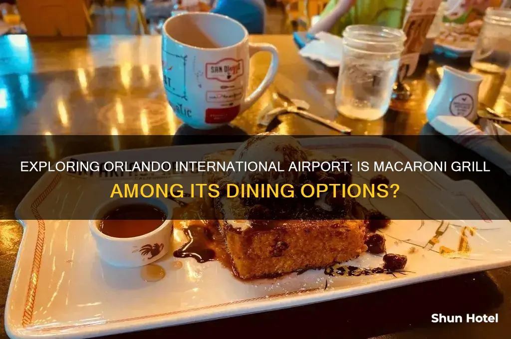 is there a macaroni grill in the orlando international airport