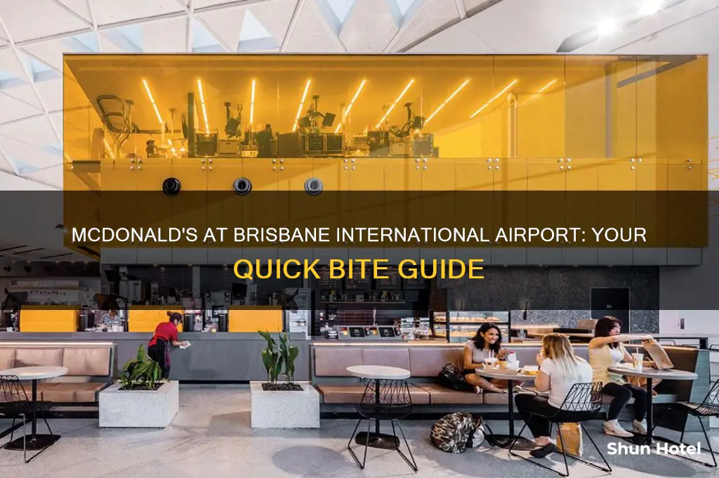 is there a mcdonalds at brisbane international airport