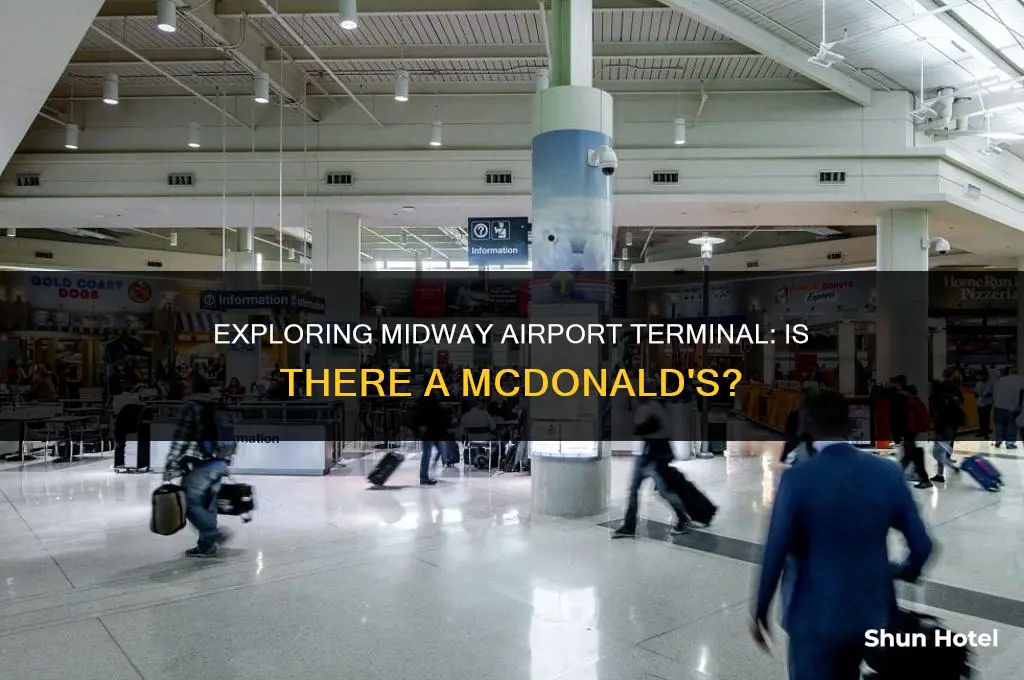 is there a mcdonalds in midway airport terminal