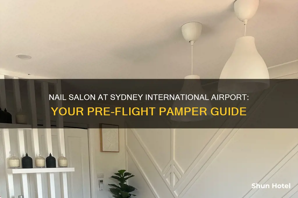 is there a nail salon at sydney international airport