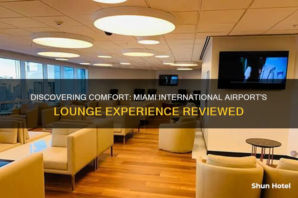 is there a nice lpunge at miami international airport