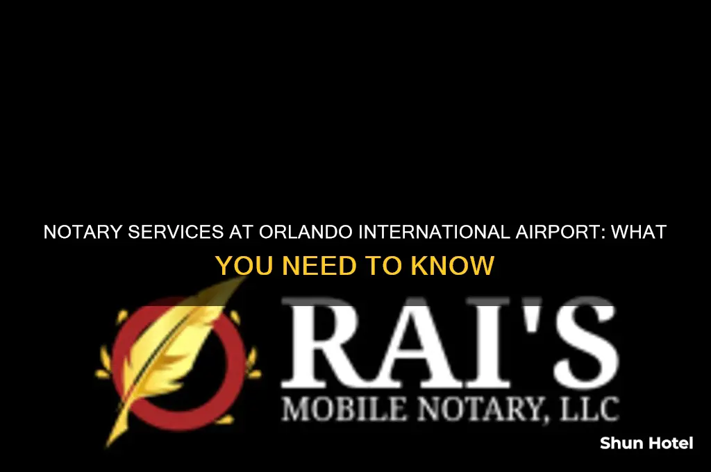 is there a notery public at orlando internal airport 4