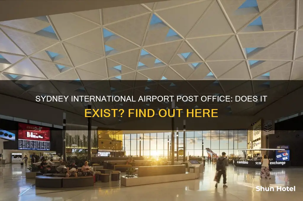 is there a post office at sydney international airport