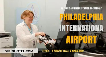 Philadelphia International Airport: Printer Station Availability for Travelers
