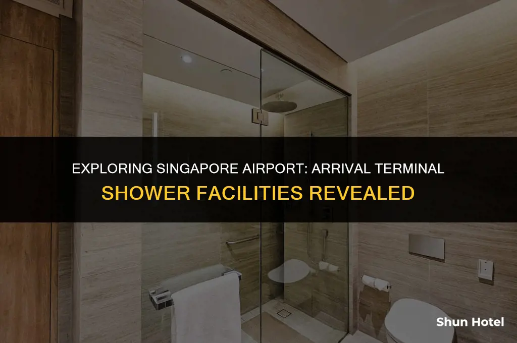 is there a shower facility in singapore airport arrival terminal