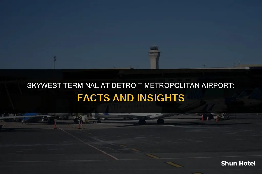 is there a skywest terminal at detroit metropolitan airport