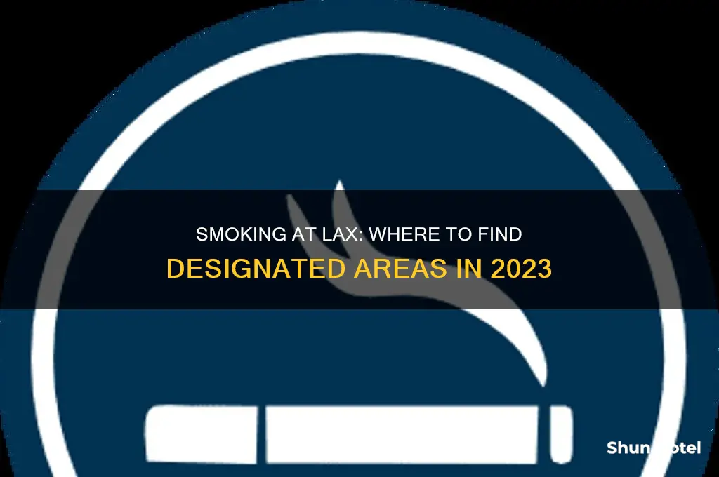 is there a smoking area at lax international airport
