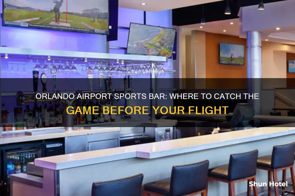 is there a sports bar at the orlando international airport