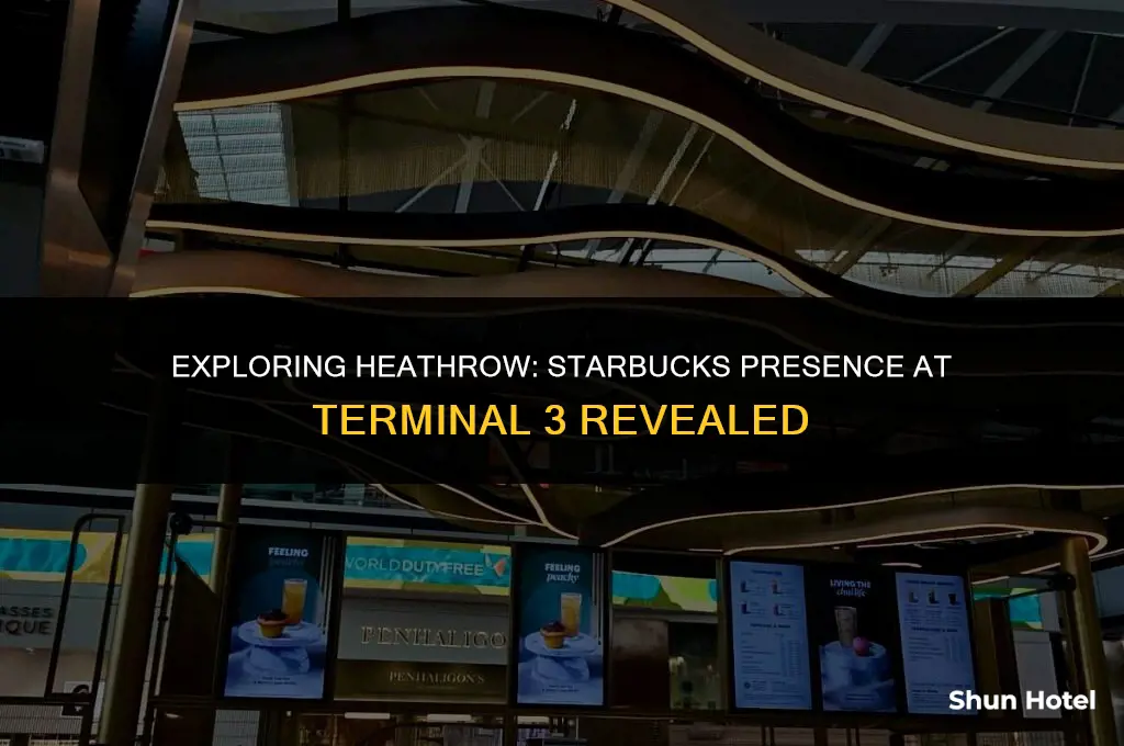 is there a starbucks at heathrow airport terminal 3