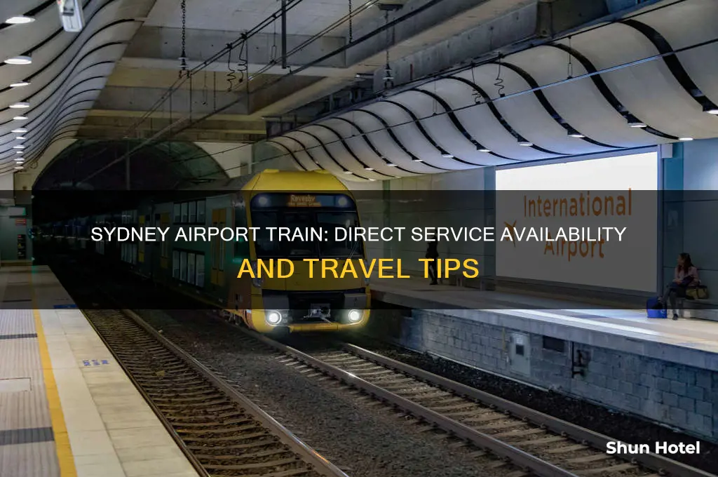 is there a train service to sydney international airport