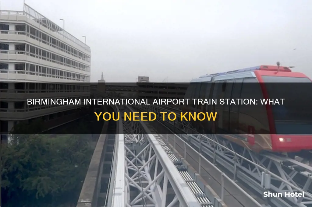 is there a train station at birmingham international airport
