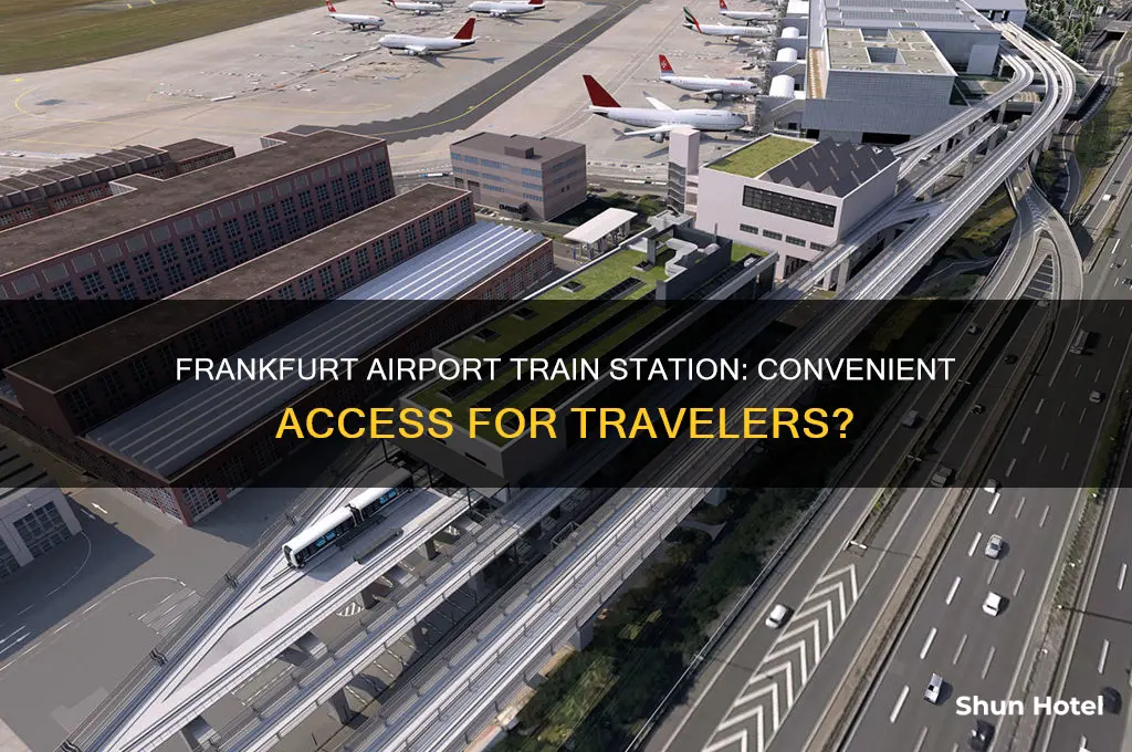is there a train station at frankfurt international airport